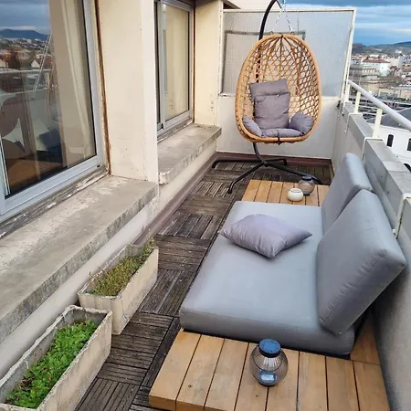 G'art Déco - Clermont, 2 Terrasses&vue Sur Puys * Clermont-Ferrand