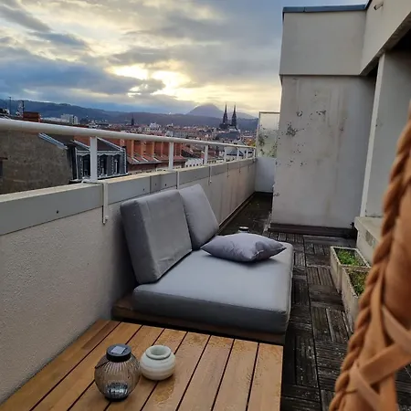 G'art Déco - Clermont, 2 Terrasses&vue Sur Puys * Clermont-Ferrand